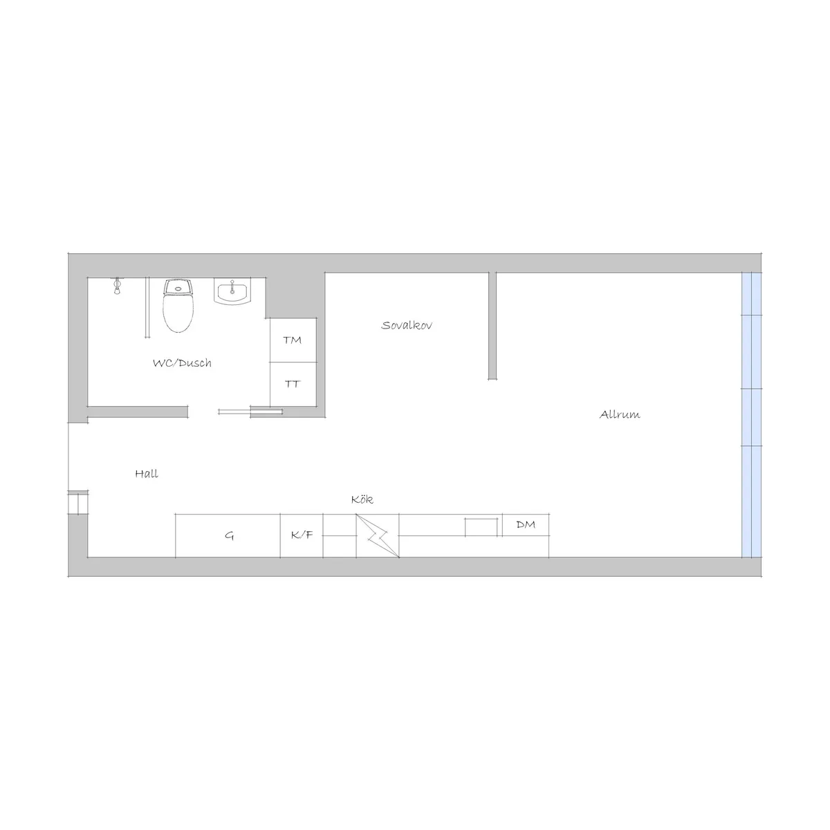 Hyreslägenhet på Umeå i umea