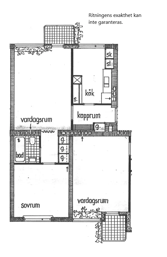 Hyreslägenhet på Kalmar i kalmar