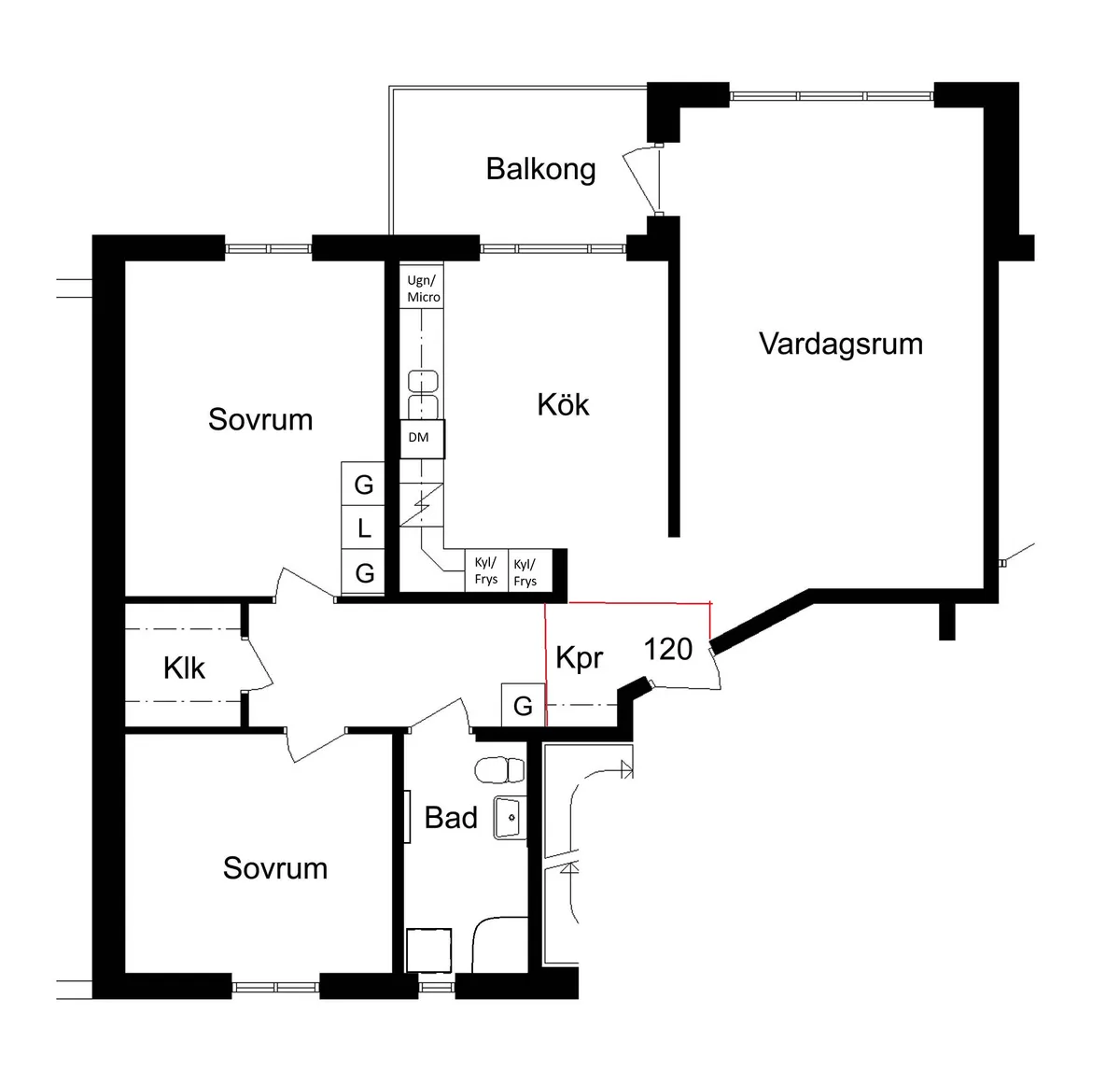 Hyreslägenhet på Skellefteå i skelleftea
