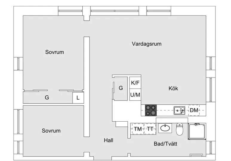 Hyreslägenhet på Nacka i nacka