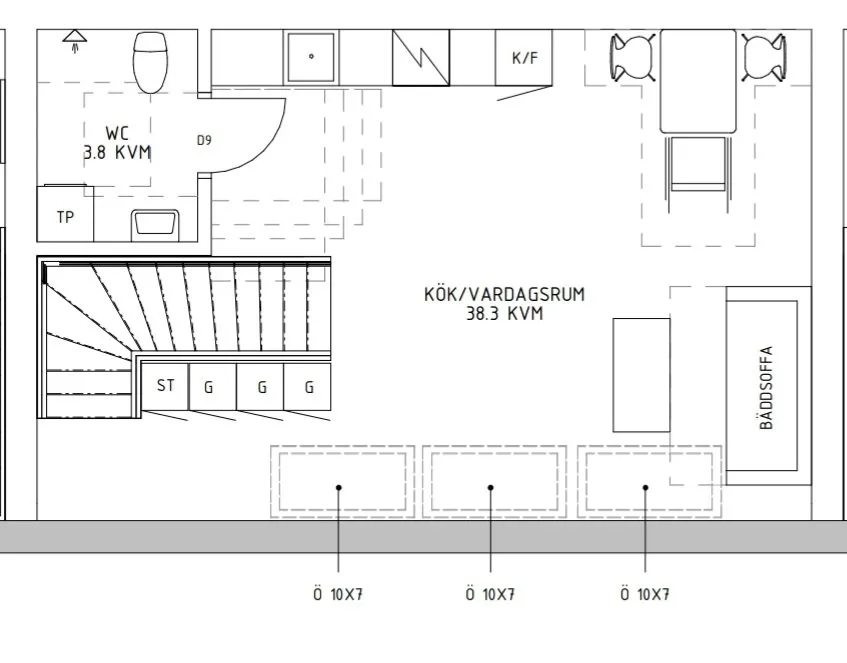 Hyreslägenhet på Billesholm i billesholm