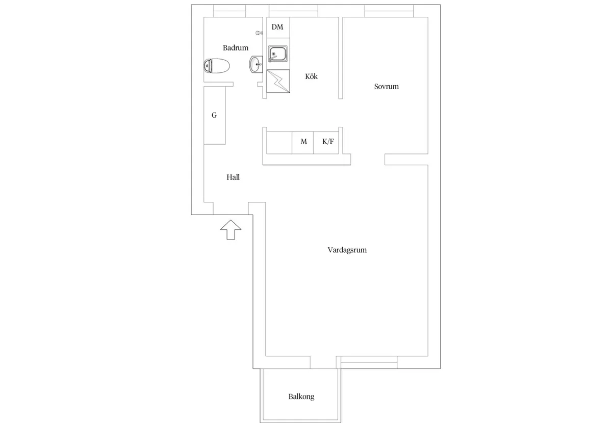 Hyreslägenhet på Bromma i bromma