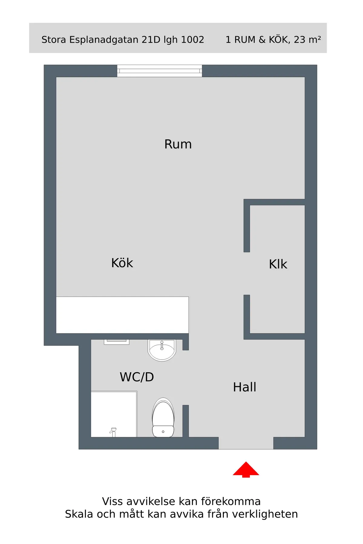 Hyreslägenhet på Gävle i gavle