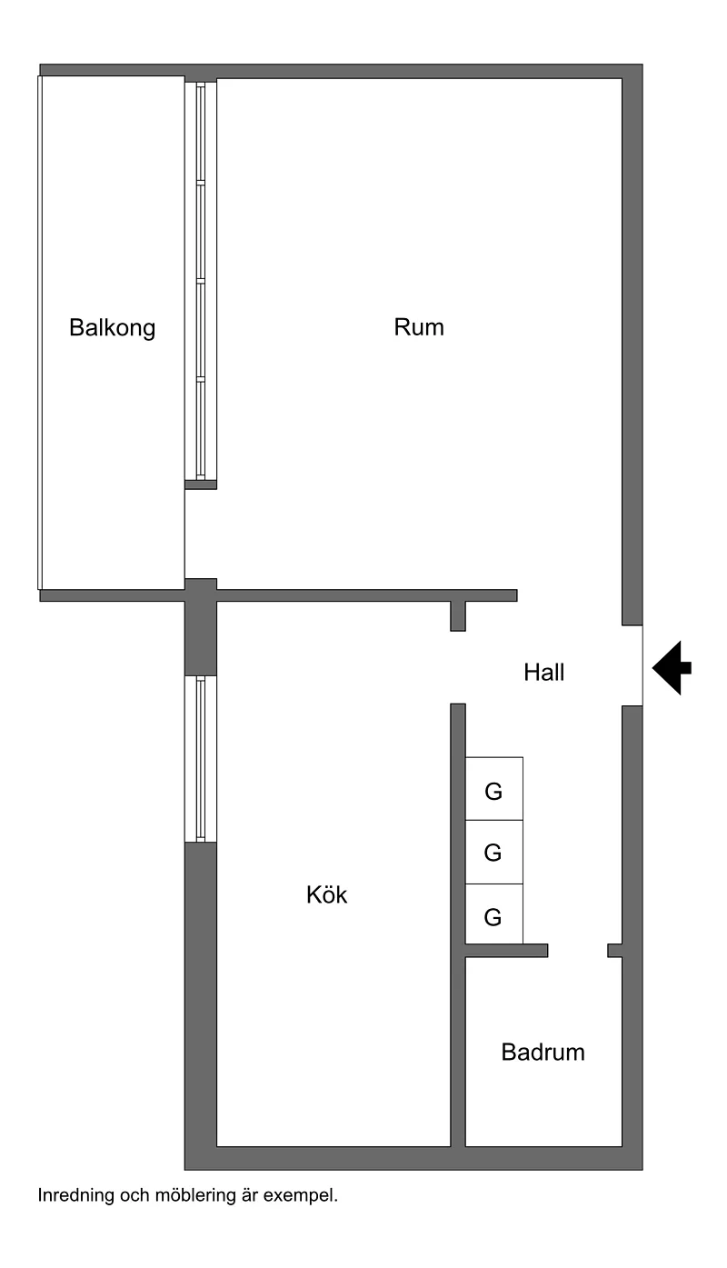 Hyreslägenhet på Halmstad i halmstad