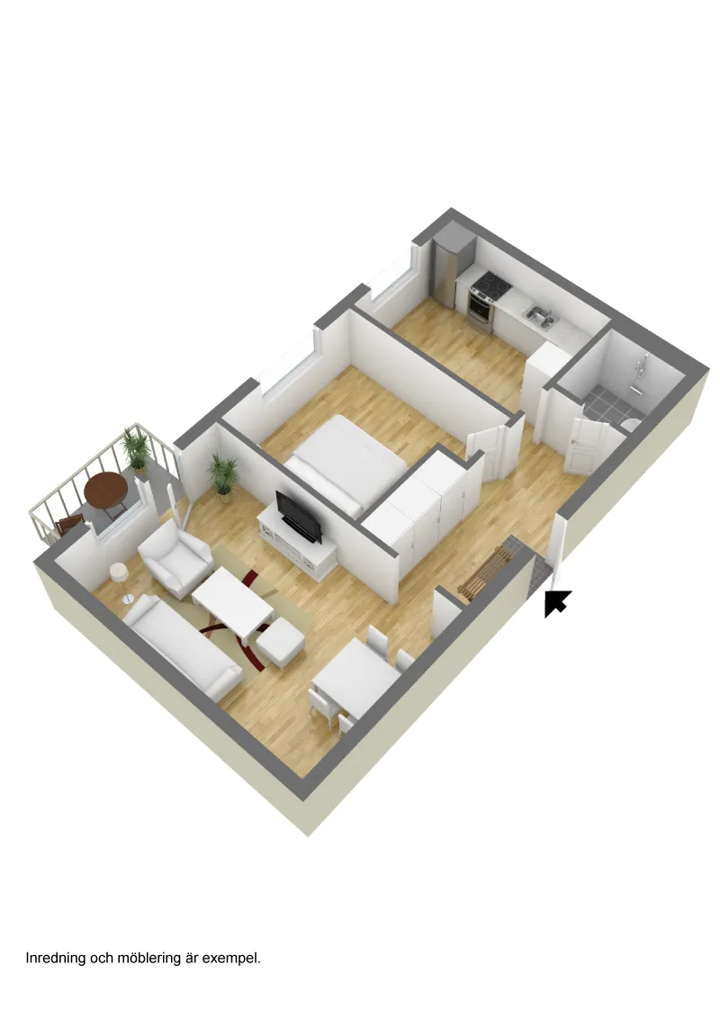 Hyreslägenhet på Borås i boras