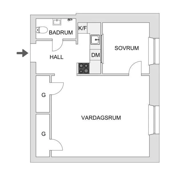 Hyreslägenhet på Stockholm i stockholm