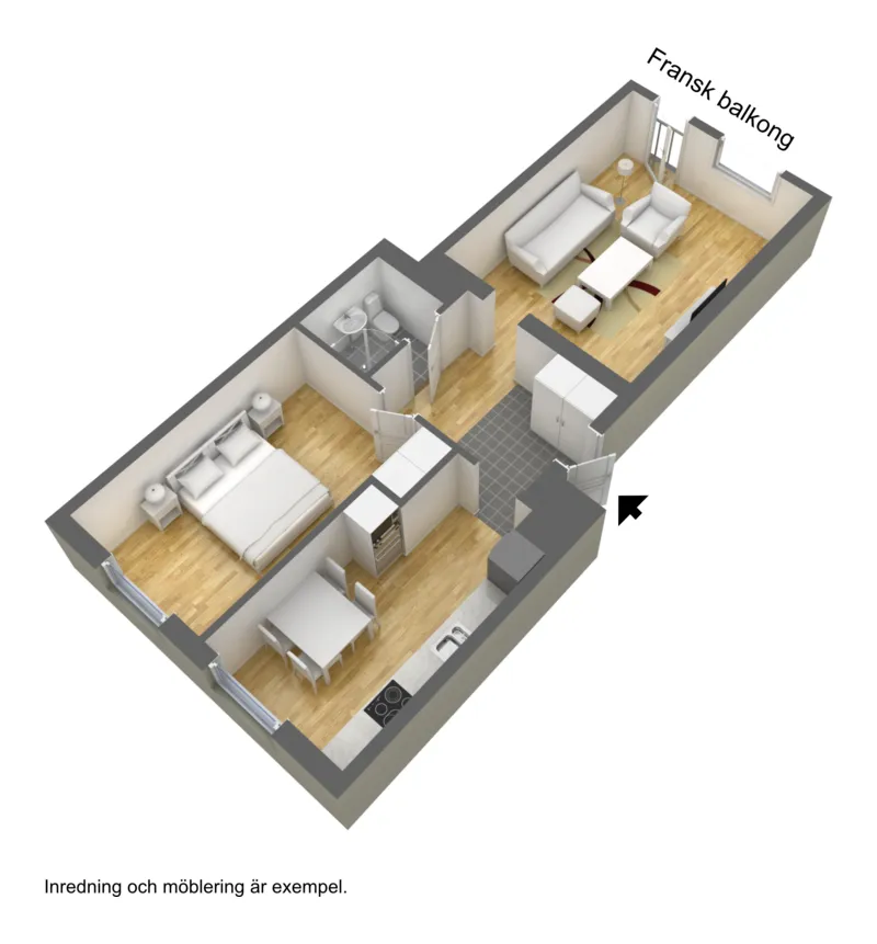 Hyreslägenhet på Borås i boras