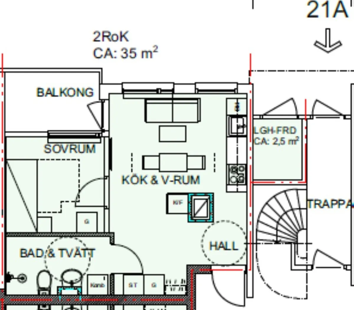 Hyreslägenhet på Finspång i finspang
