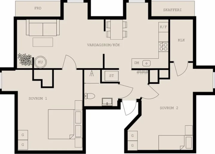 Hyreslägenhet på Motala i motala