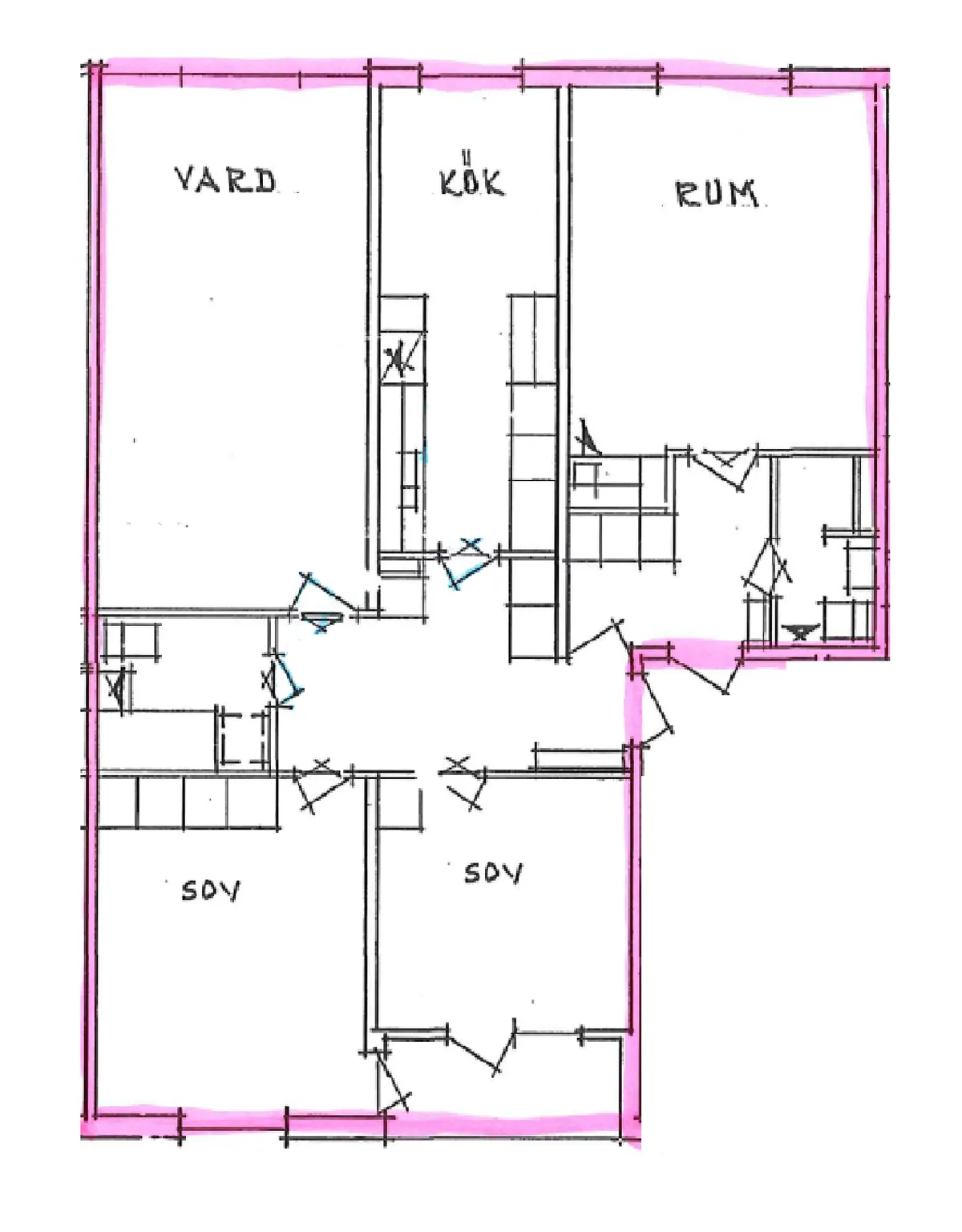 Hyreslägenhet på Fagersta i fagersta
