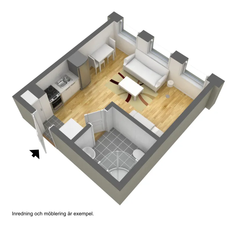Hyreslägenhet på Borås i boras