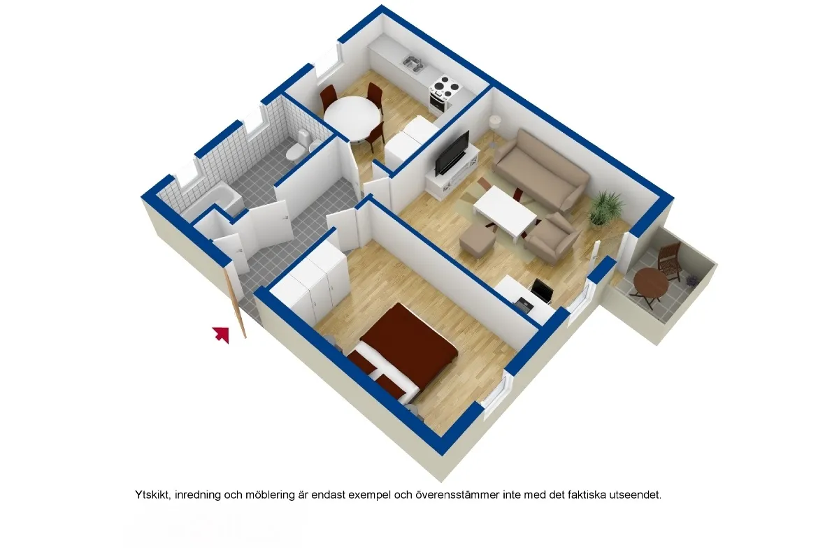 Hyreslägenhet på Västerås i vasteras