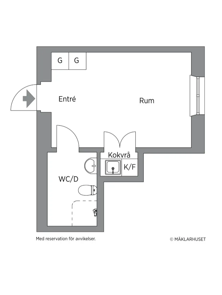Hyreslägenhet på Bromma i bromma