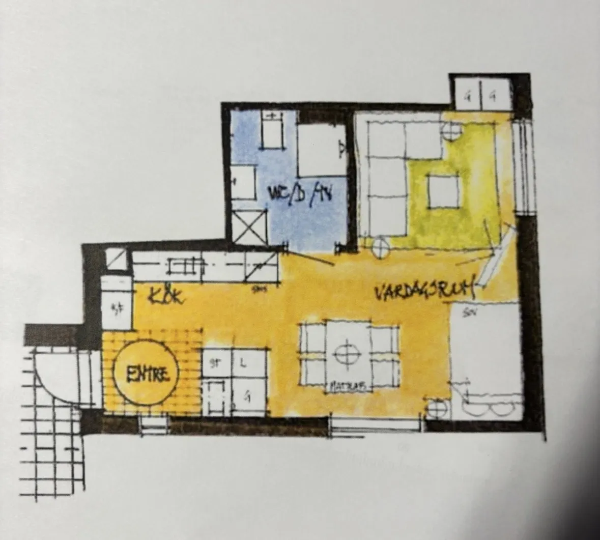 Hyreslägenhet på Hallstahammar i hallstahammar