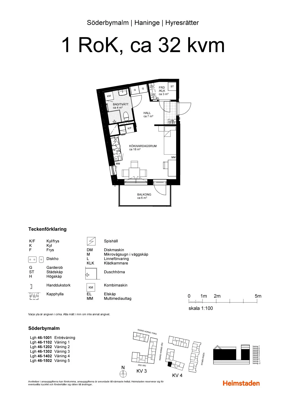 Hyreslägenhet på Handen i handen