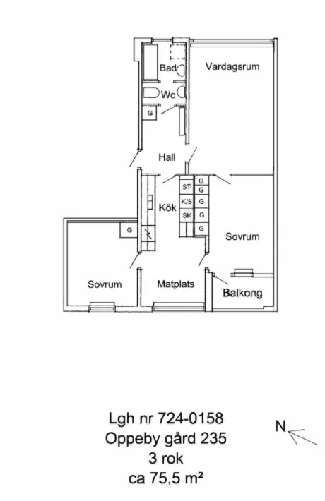 Hyreslägenhet på Nyköping i nykoping
