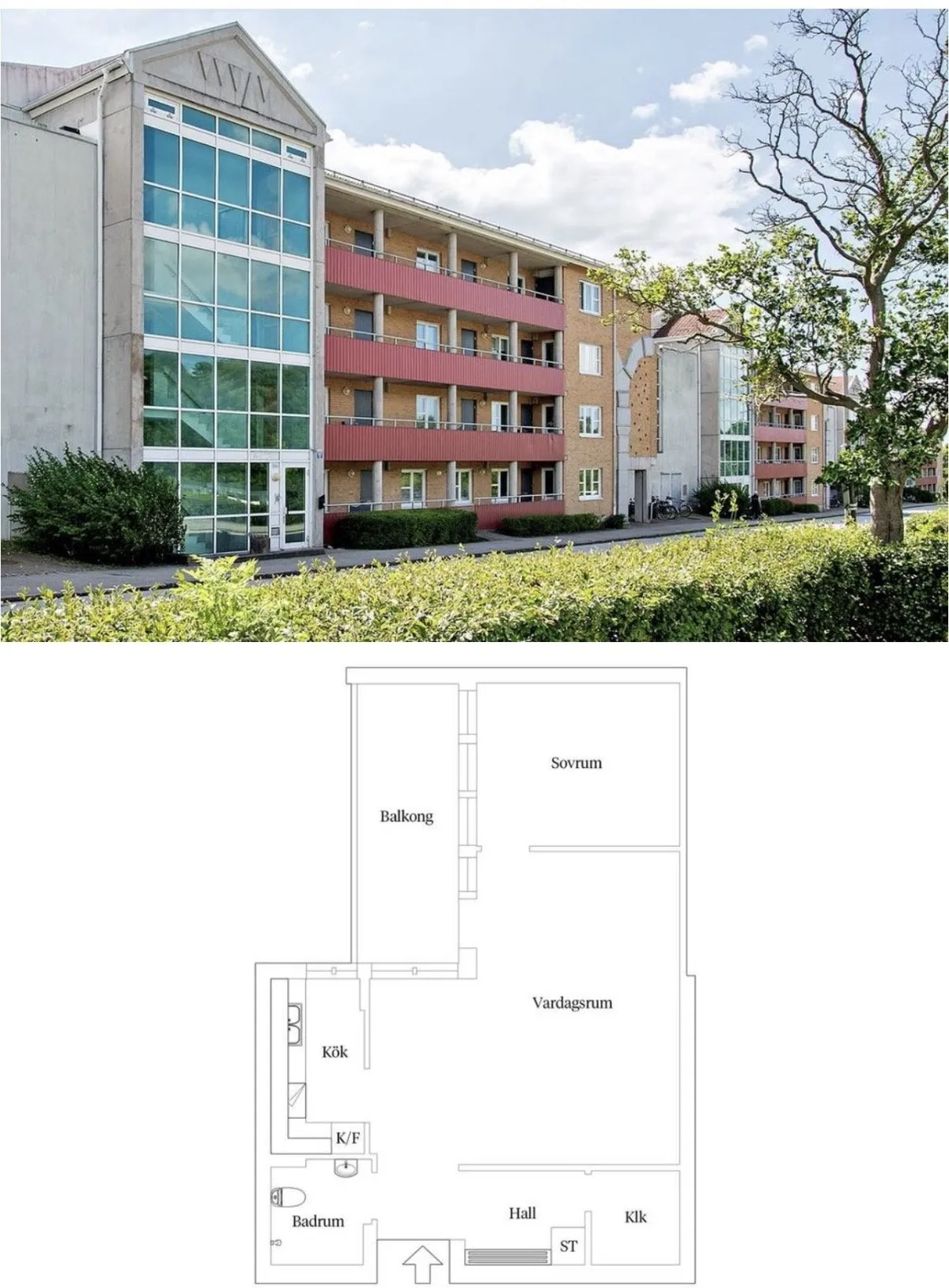 Hyreslägenhet på Lund i lund