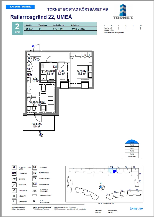 Hyreslägenhet på Umeå i umea