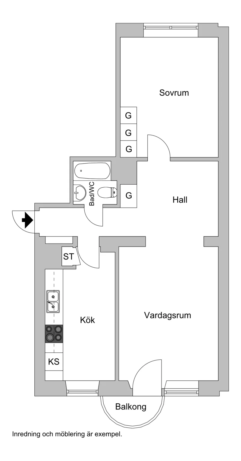 Hyreslägenhet på Halmstad i halmstad