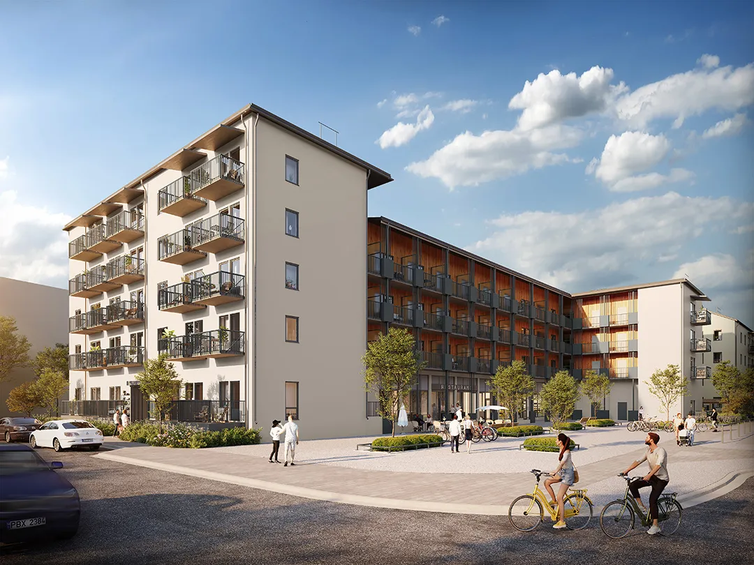 Hyreslägenhet på Bro i bro