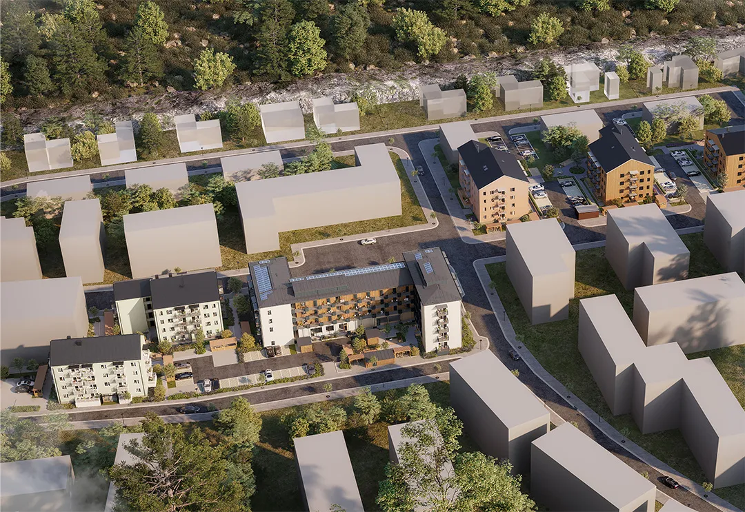 Hyreslägenhet på Bro i bro