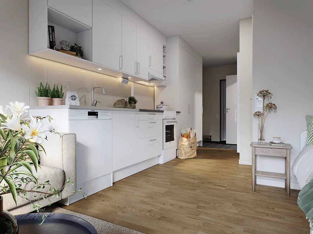 Hyreslägenhet på Bro i bro