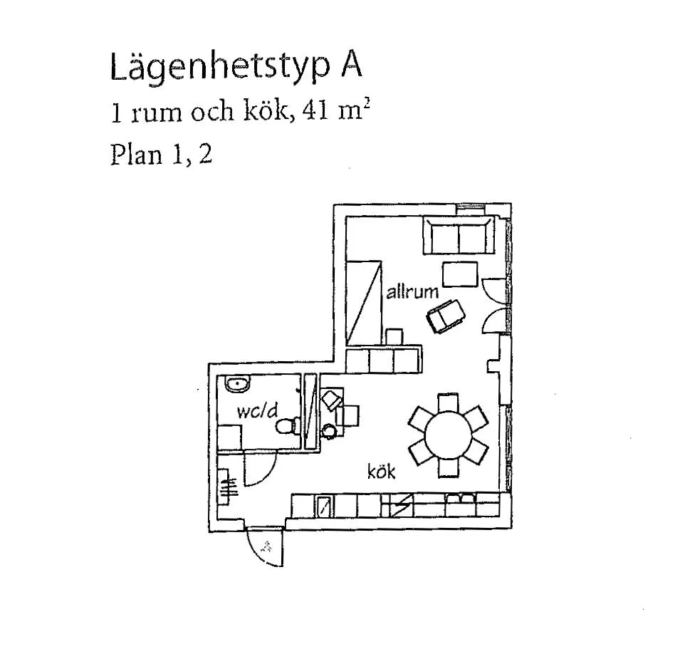 Hyreslägenhet på Bunkeflostrand i bunkeflostrand