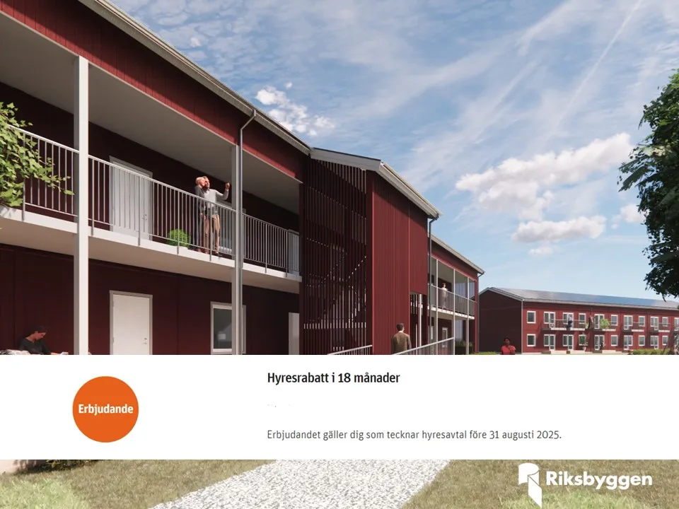 Hyreslägenhet på Alvesta i alvesta