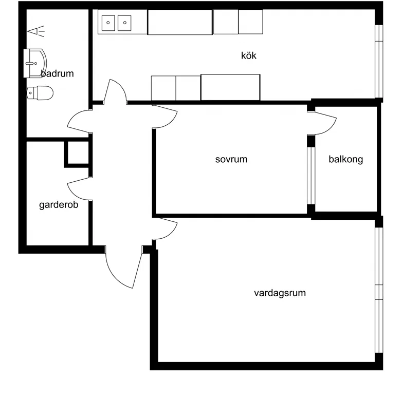 Hyreslägenhet på Sollefteå i solleftea