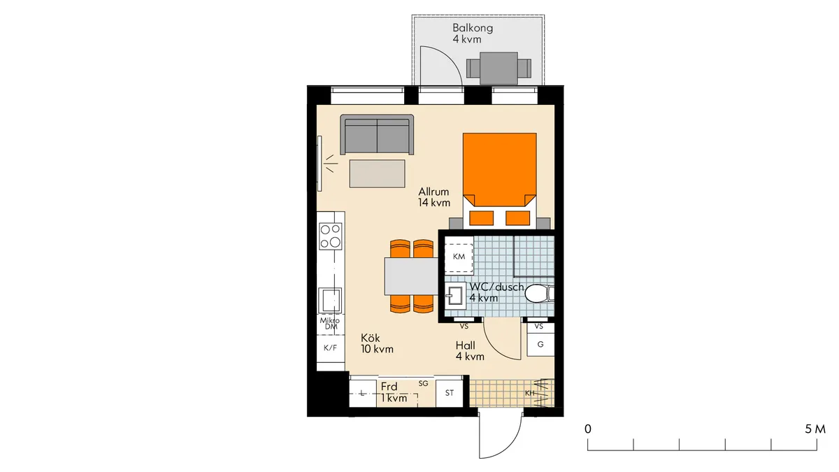 Hyreslägenhet på Västerås i vasteras