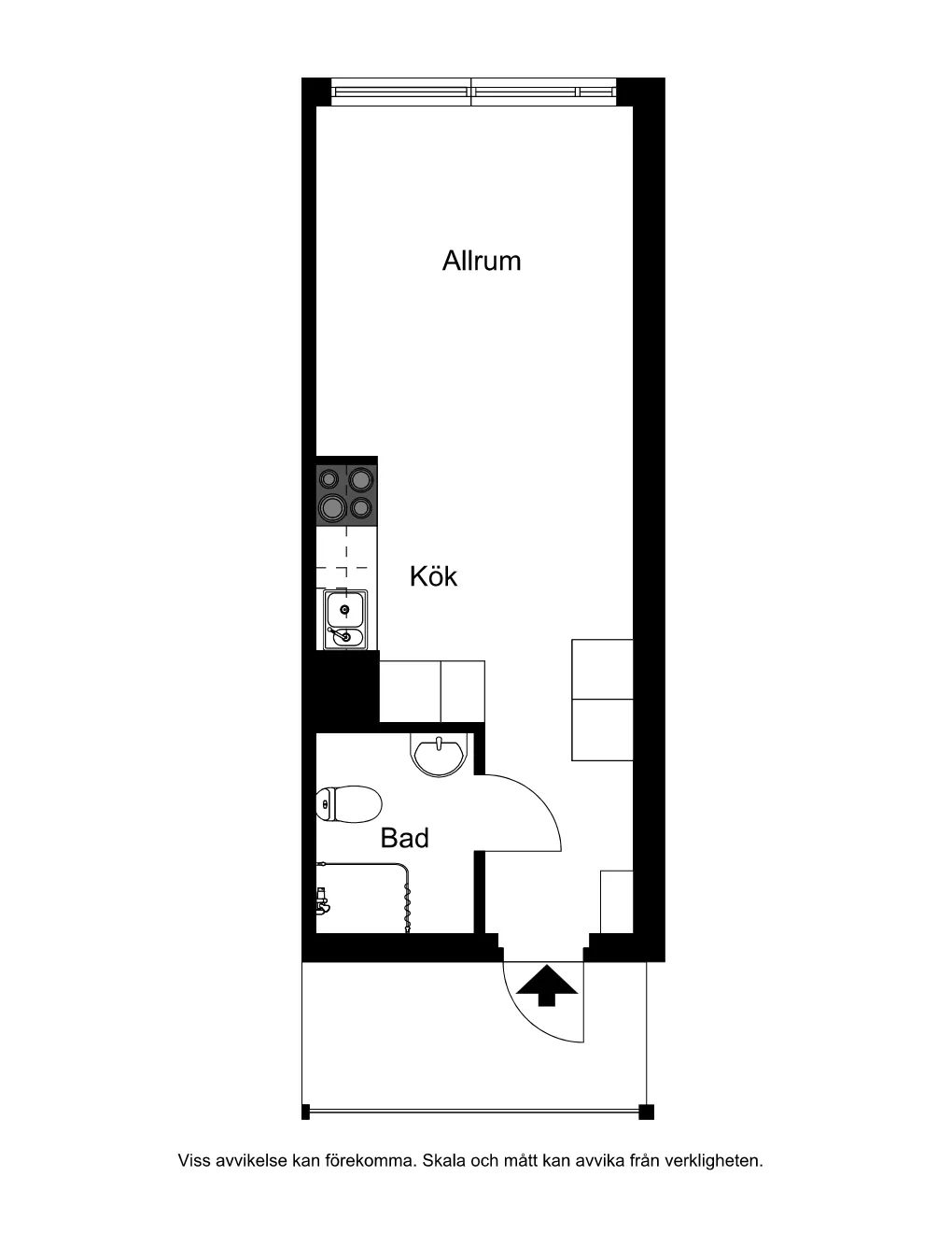 Hyreslägenhet på Handen i handen