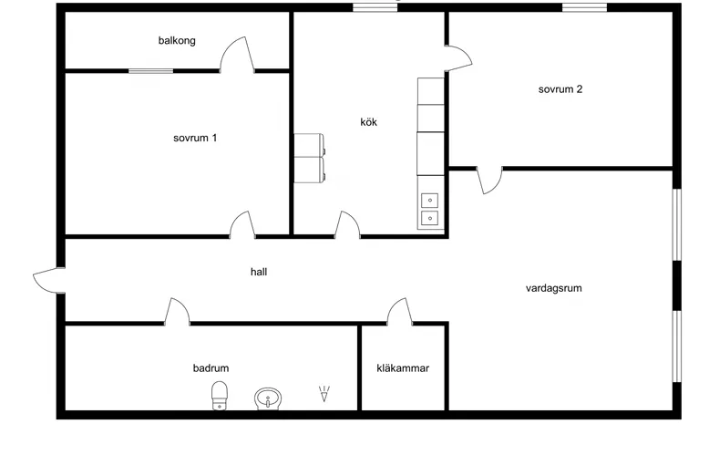 Hyreslägenhet på Sollefteå i solleftea