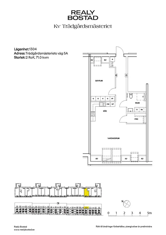 Hyreslägenhet på Märsta i marsta