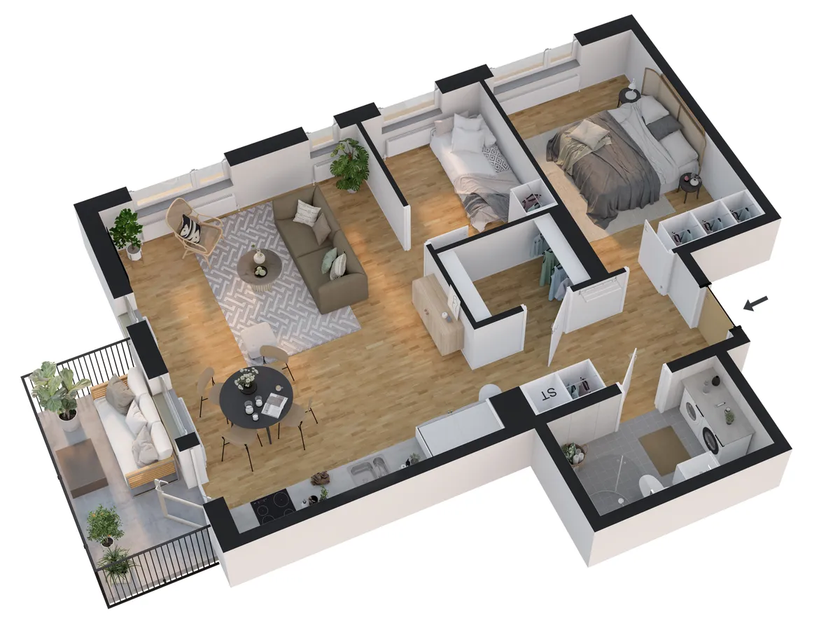 Hyreslägenhet på Västerås i vasteras