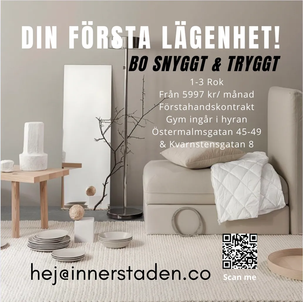 Hyreslägenhet på Motala i motala