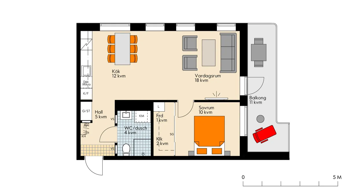 Hyreslägenhet på Västerås i vasteras