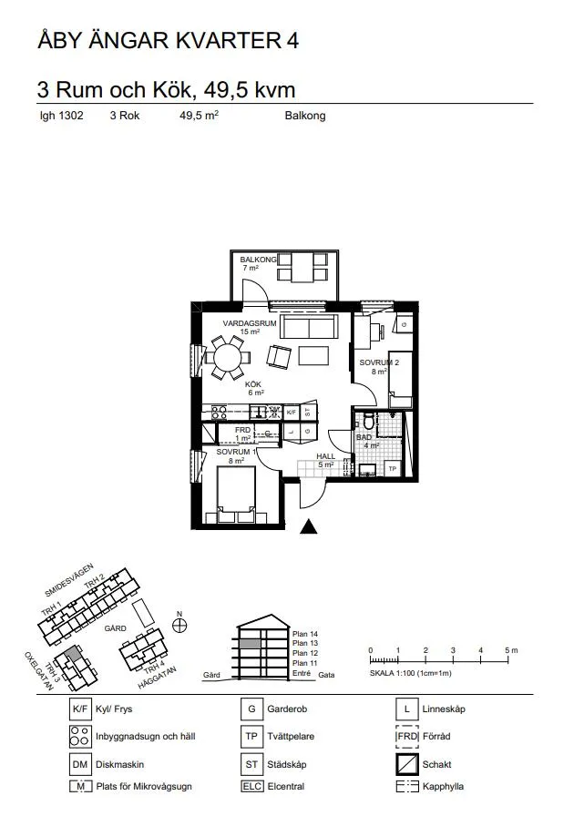 Hyreslägenhet på Vallentuna i vallentuna