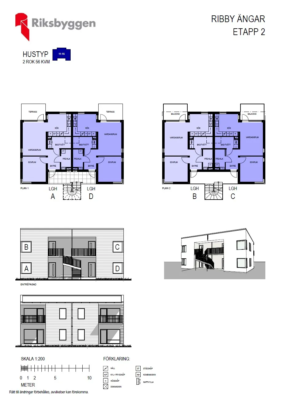 Hyreslägenhet på Västerhaninge i vasterhaninge