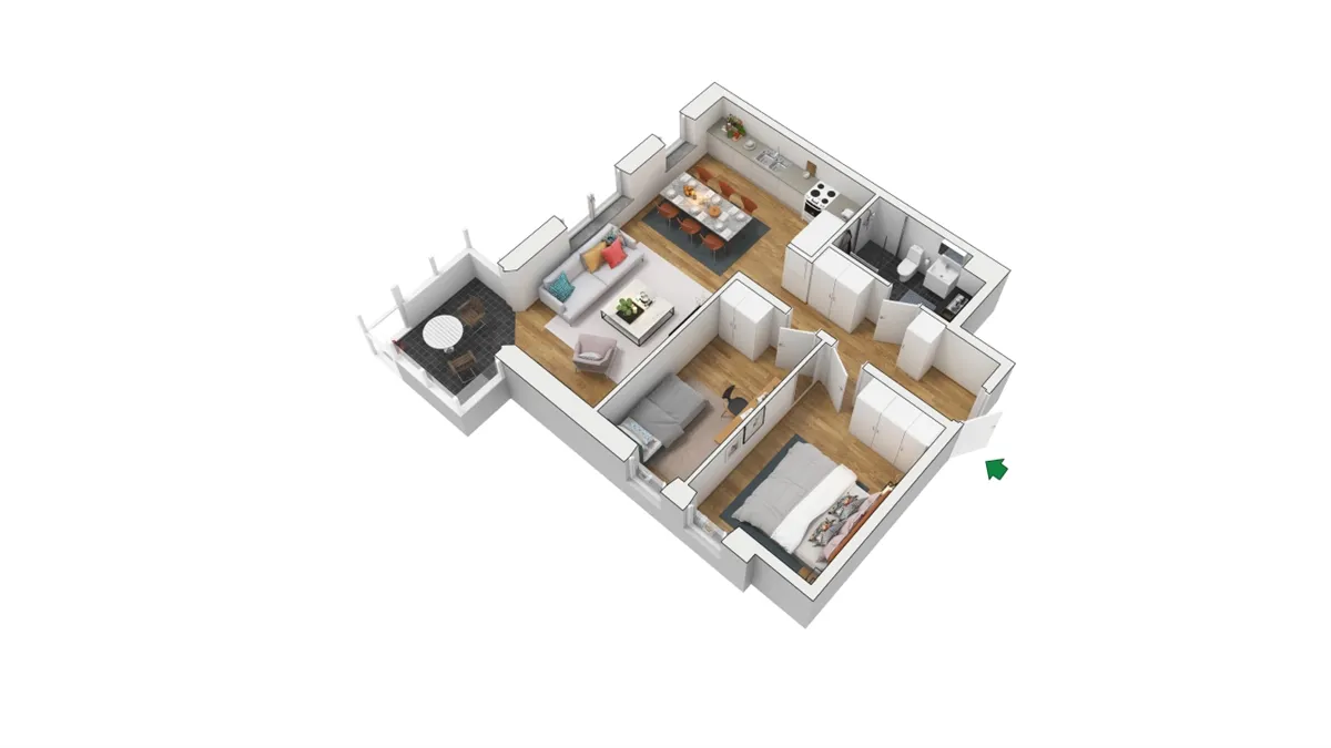 Hyreslägenhet på Falkenberg i falkenberg