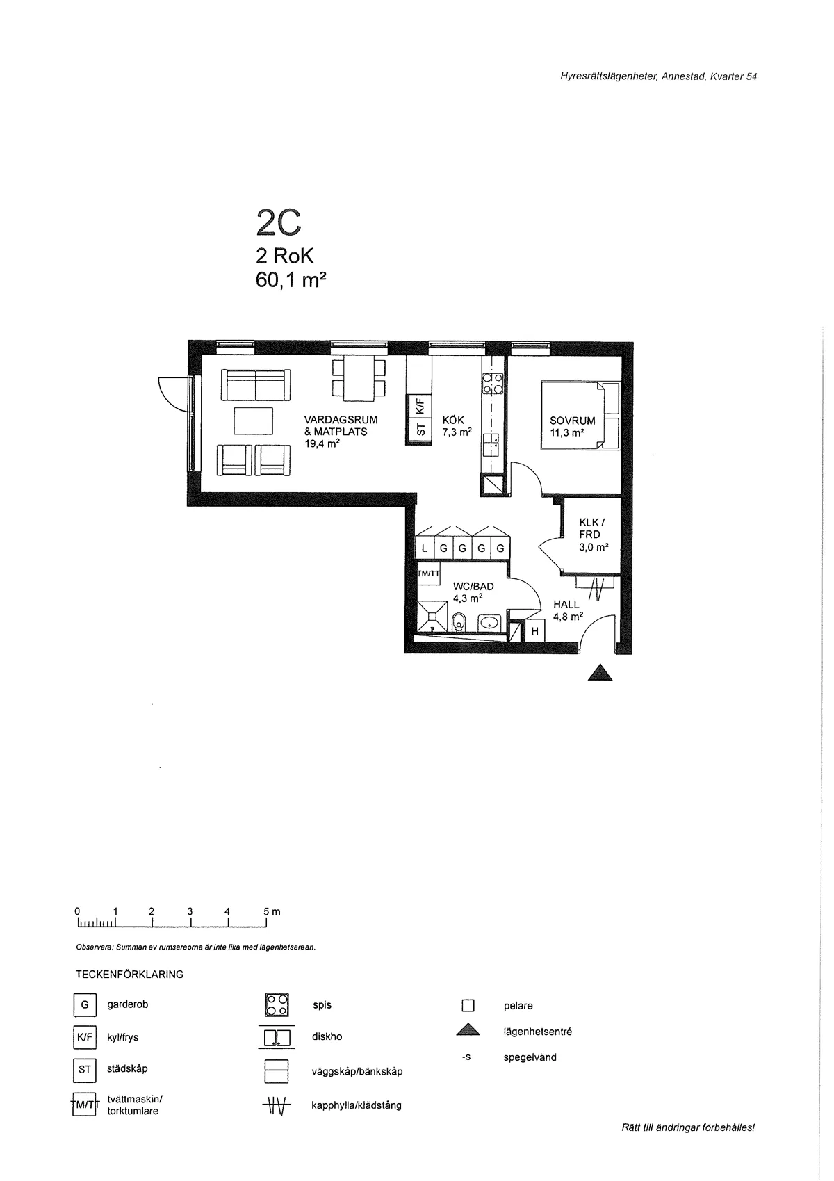 Hyreslägenhet på Bunkeflostrand i bunkeflostrand
