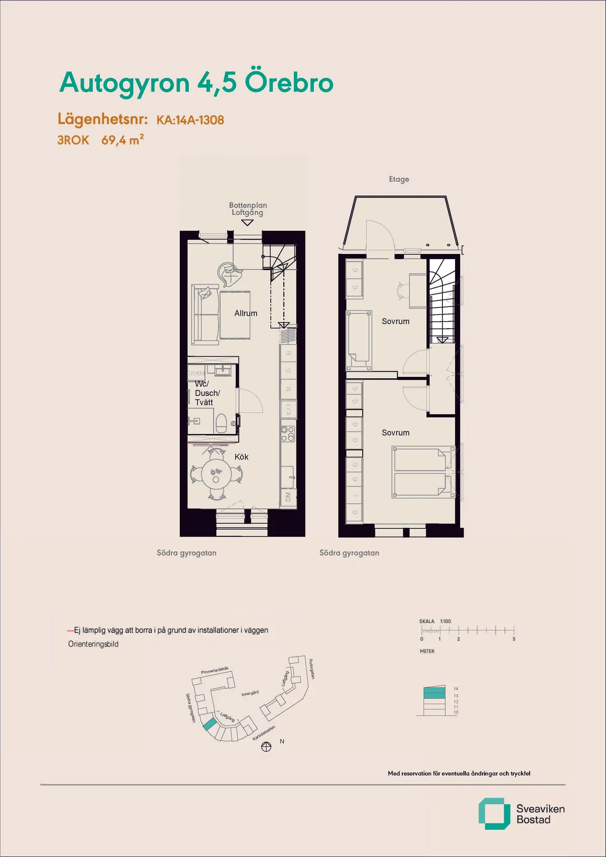 Hyreslägenhet på Örebro i orebro