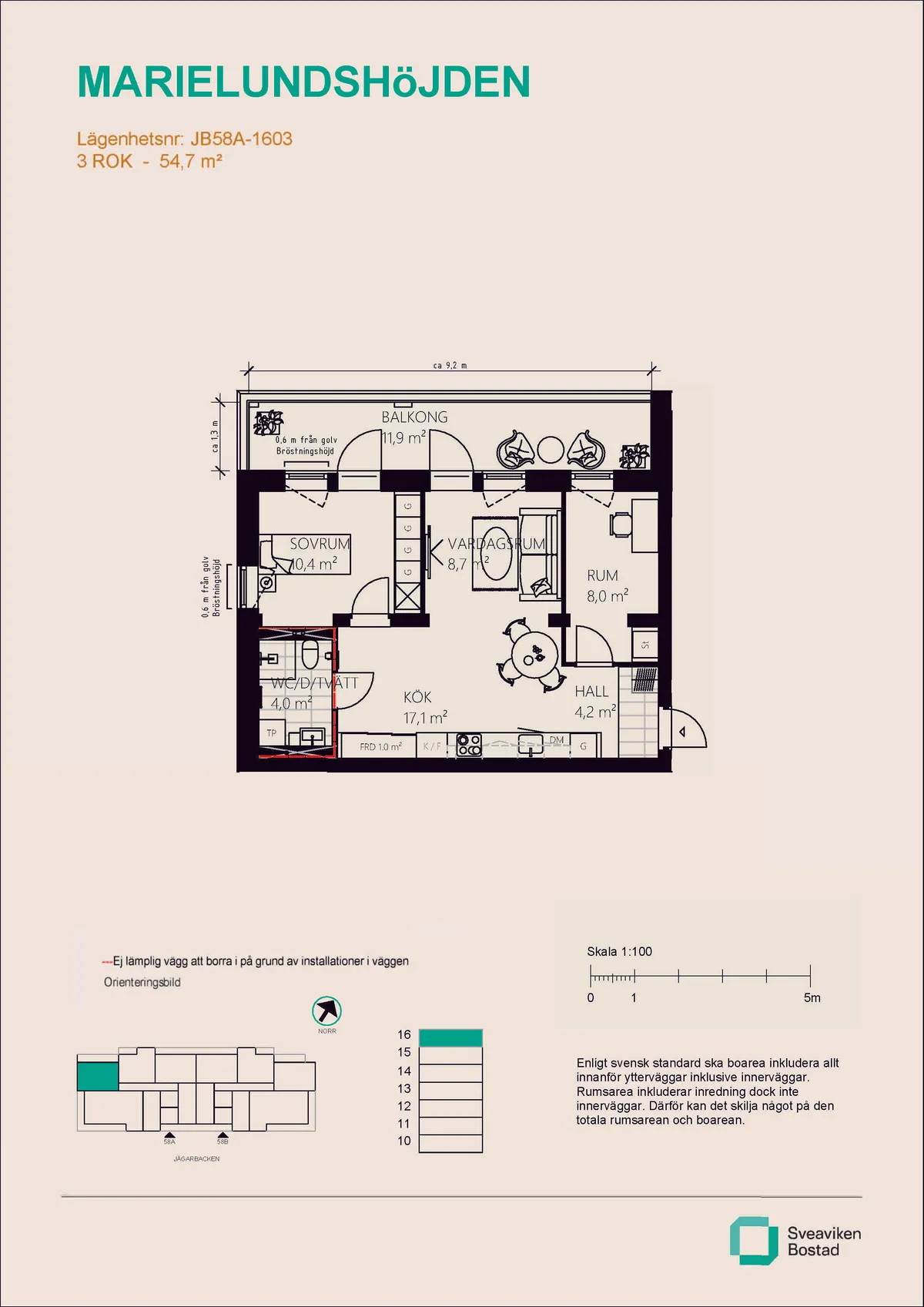 Hyreslägenhet på Mariefred i mariefred