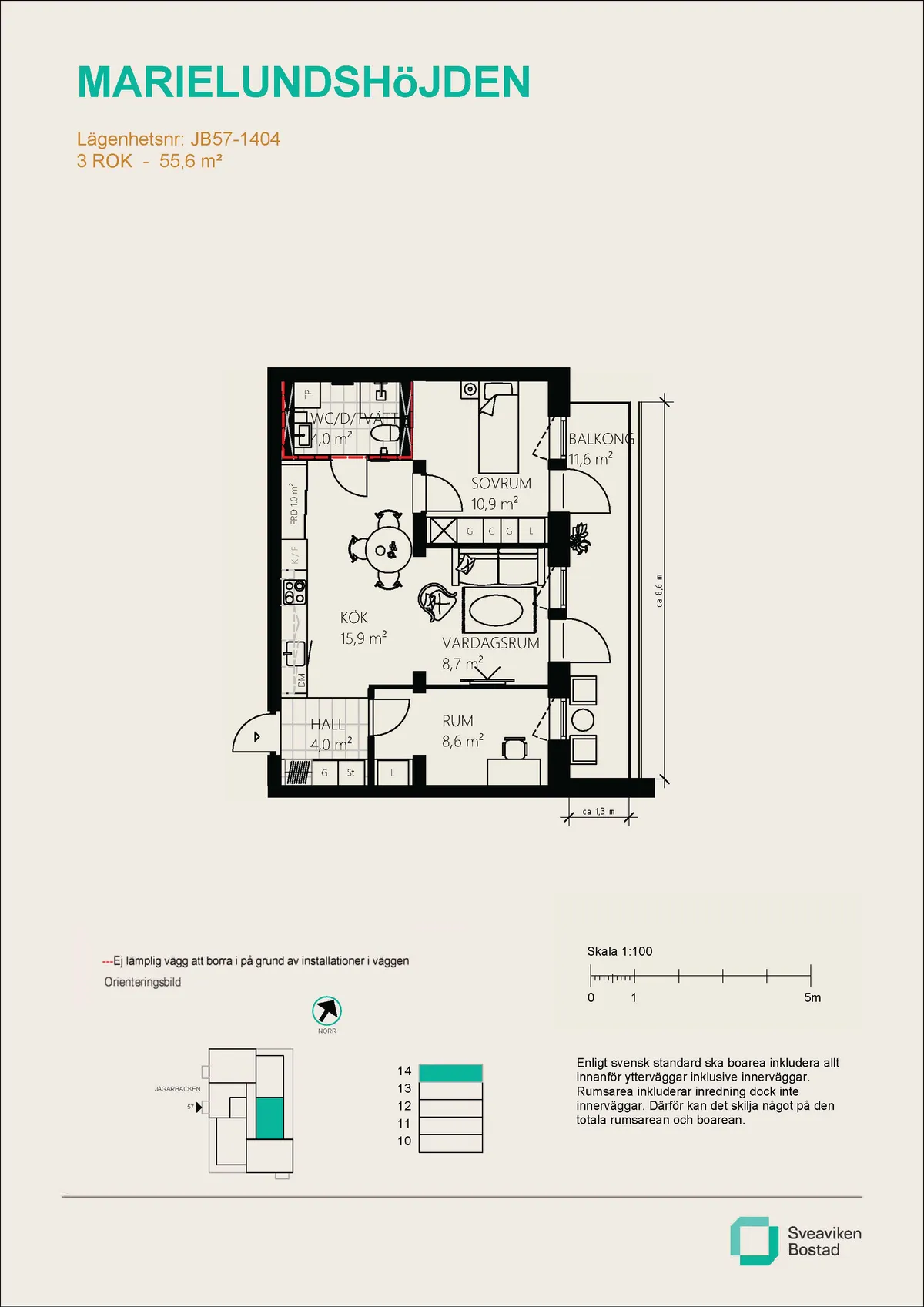 Hyreslägenhet på Mariefred i mariefred