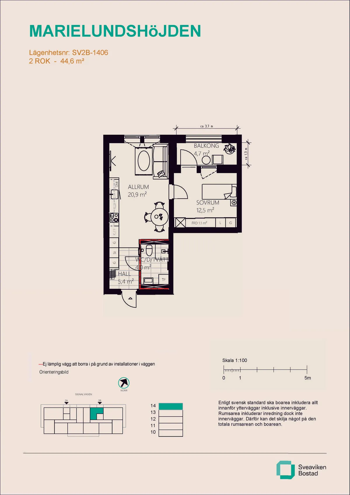 Hyreslägenhet på Mariefred i mariefred