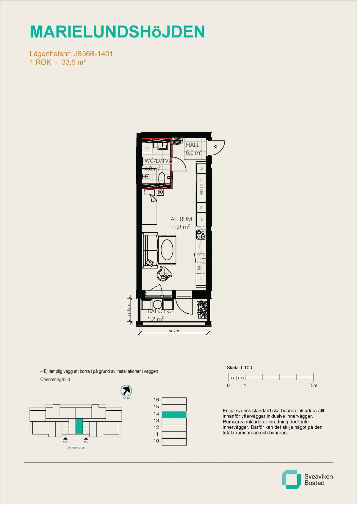 Hyreslägenhet på Mariefred i mariefred