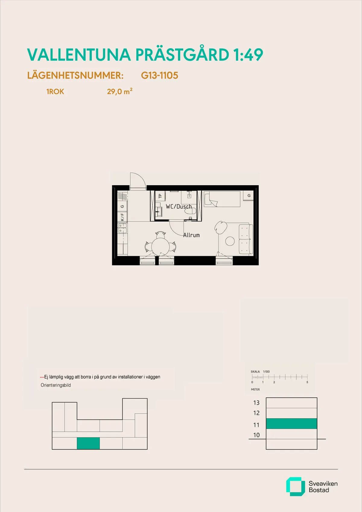 Hyreslägenhet på Vallentuna i vallentuna
