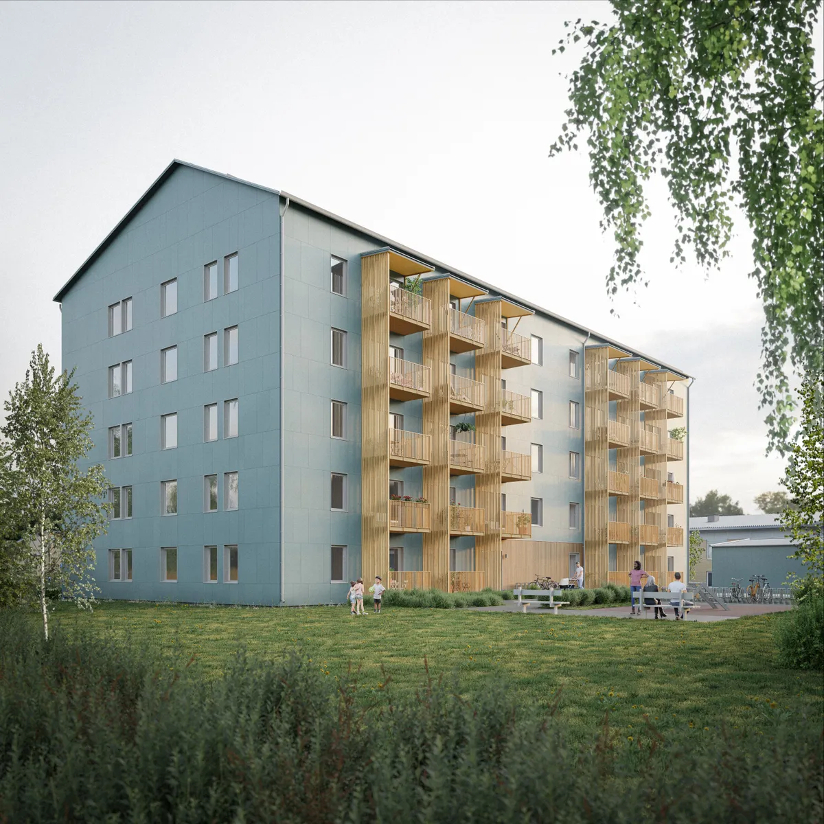 Hyreslägenhet på Boden i boden