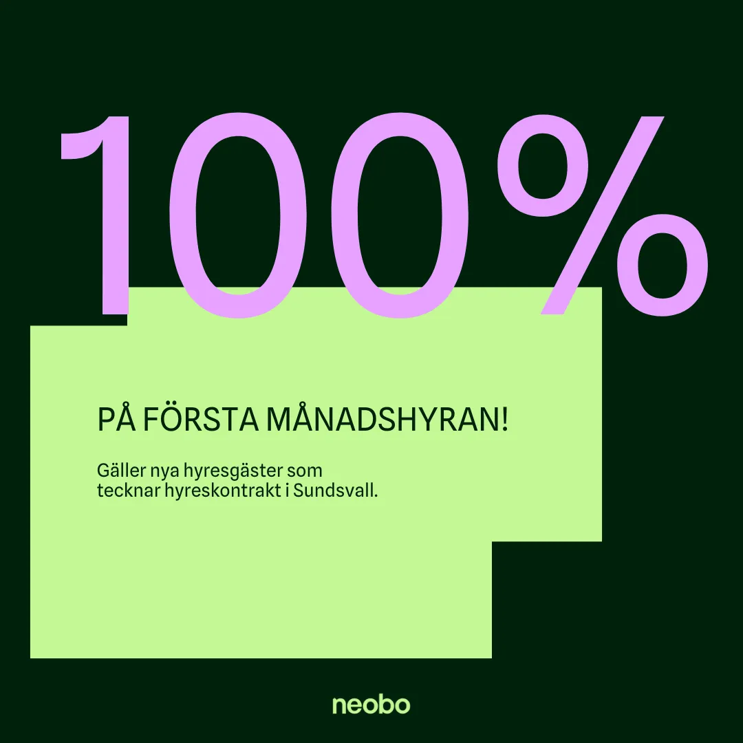 Hyreslägenhet på Sundsvall i sundsvall