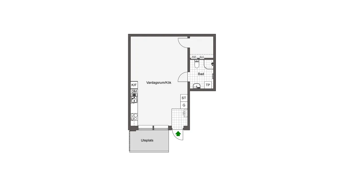 Hyreslägenhet på Borås i boras