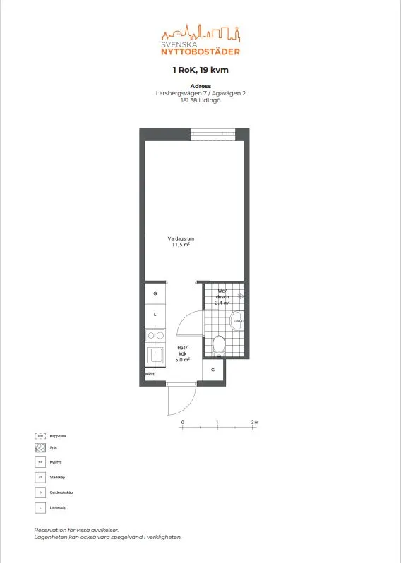 Hyreslägenhet på Lidingö i lidingo